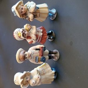 4 Victorian ornaments
